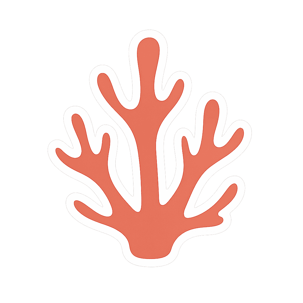 Coral sticker